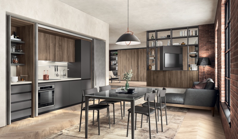 Многофункциональные модули на заказ недорого Scavolini BoxLife