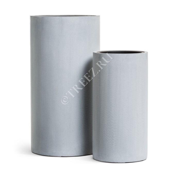 Кашпо Effectory Beton Серый ледник