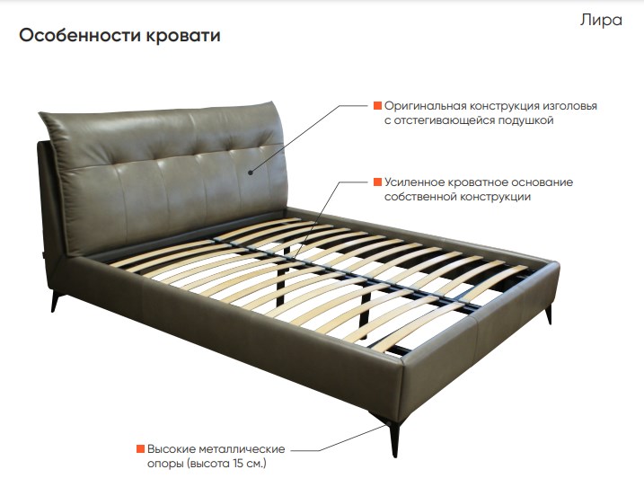 Кровать Лира