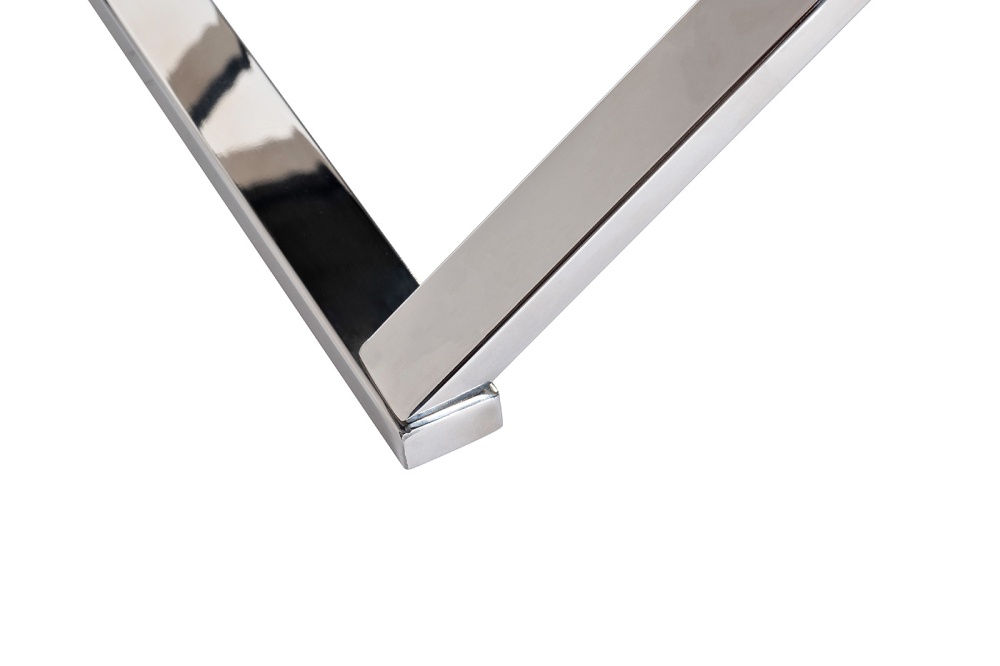 Банкетка велюр серый/хром GY-BEN8008-GR