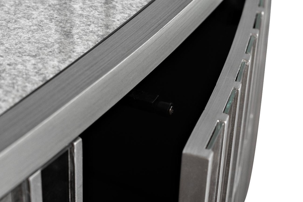 Комод зеркальный двухдверный 152*51*92см