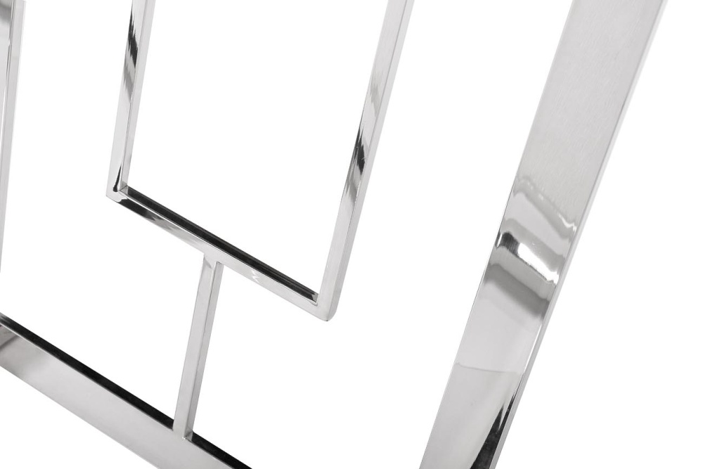 Консоль прозр.стекло/хром 120*40*78см