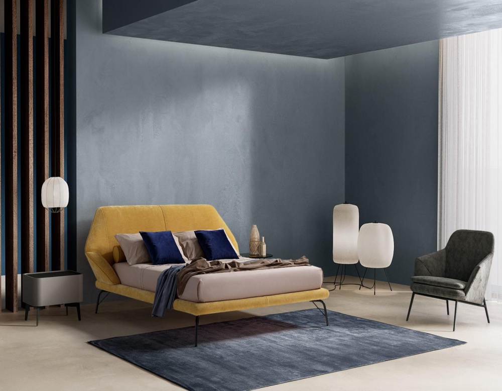 Кровать мягкая Origami Slim