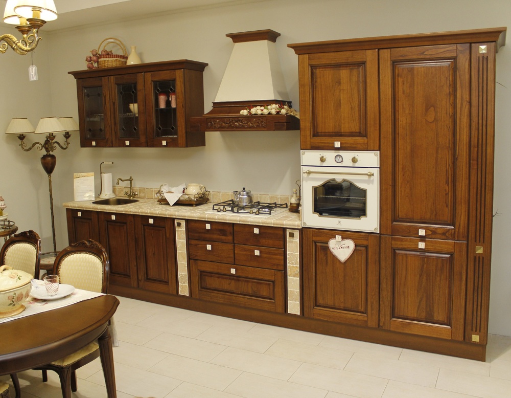 Деревянная кухня Laura Италия LUBE cucine в Москве